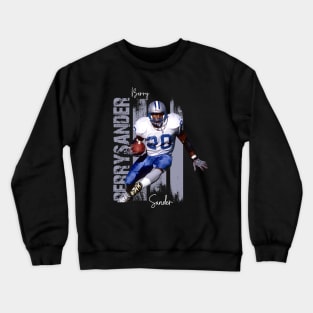 Barry-Sanders-retro-football Crewneck Sweatshirt